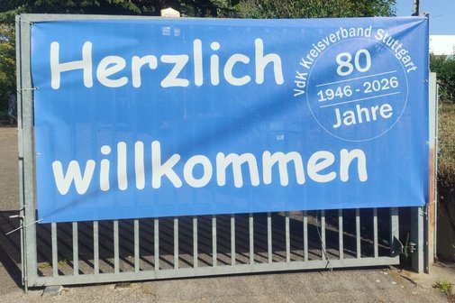 Schild 80 Jahre KV