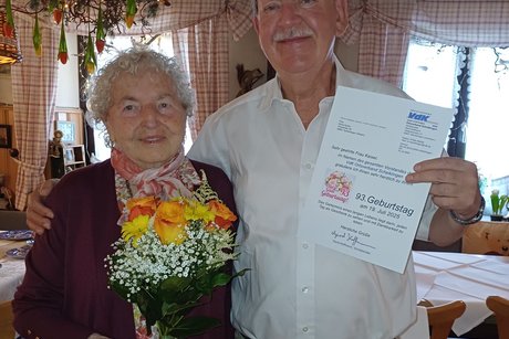 Maria Kaiser 93. Geburtstag