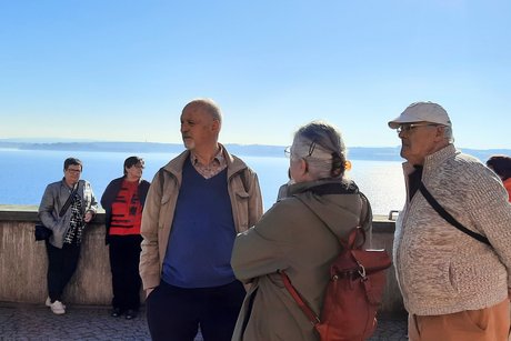 VdK'ler auf dem Vorplatz Kloster Birnau