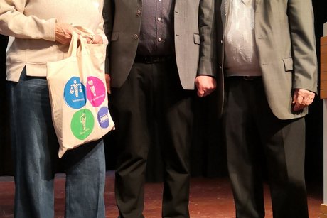 Winter-/Adventsfeier 2025 - Annette Kusche, Franz Brenneis, Hubert Kusche (von links nach rechts)