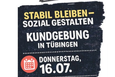 Flyer Kundgebung am 16.7.26