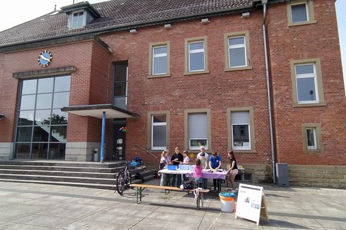 Teilnehmer am Stand