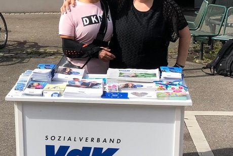 Stand auf dem Maimarkt