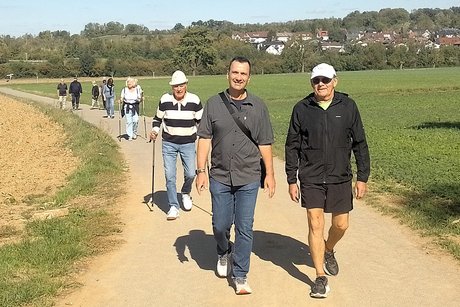 Spaziergang mit Werner und Clemens