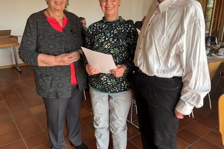 Ehrung Paul Abt 25 Jahre Mitgliedschaft