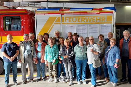 Die Besucher des Frühjahrtreffens