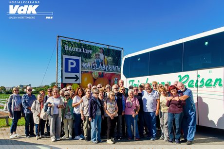 Gruppenbild vom Herbst-Ausflug 2026 des VdK Moersch