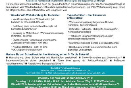 Zuhause wohnen bleiben