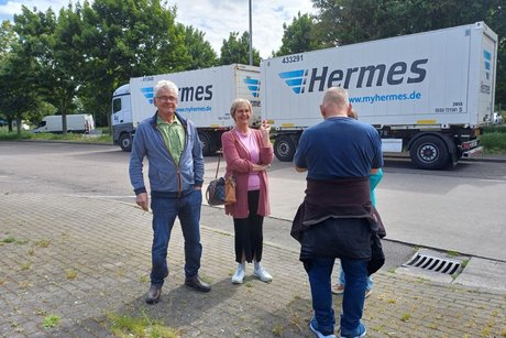 Autobahn-Rastplatz Wunnenstein: Raucherecke