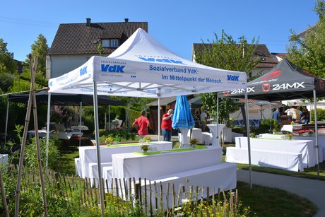 Der VdK-Pavillon.