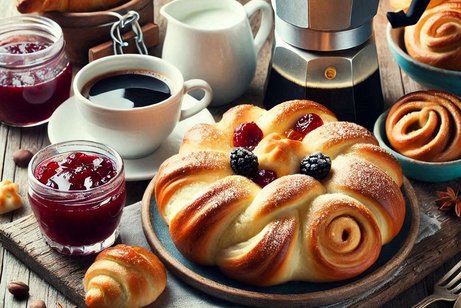 Stammtisch mit Hefezopf