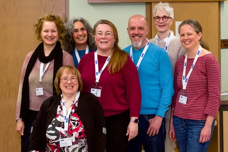 Der neu gew&auml;hlte Vorstand des VdK Ortsverbands Langensteinbach nach der erfolgreichen Mitgliederversammlung am 6. M&auml;rz 2026 im Vereinsheim des Obst- und Gartenbauvereins Langensteinbach.