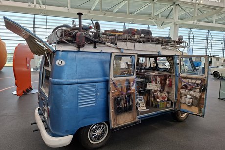 Erwin Hymer Museum "ein VW Bus T1 weit gereist"