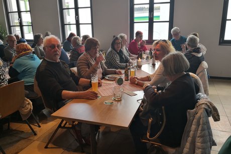 Abschlußessen im Brauhaus der Distelhäuser Brauerei