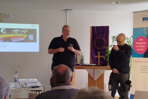 VdK Kuppingen-Oberjesingen, DRK Vortrag