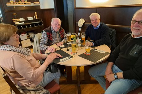 Mittagessen im "Gasthof Johanniter" in Bad Mergentheim