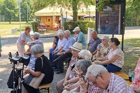 VdK Mitglieder beim Picknick