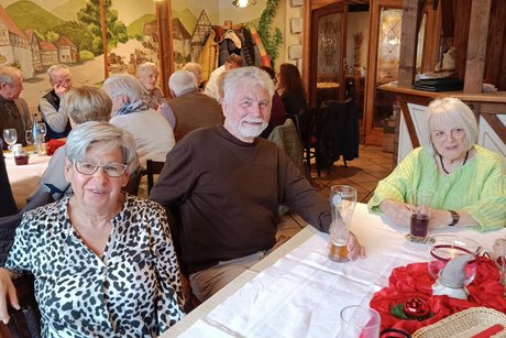 Mitglieder des Ortsverbands Althengstett Gechingen bei der Weihnachtsfeier