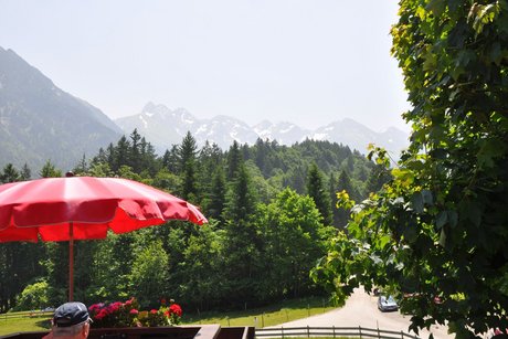 von der Terasse des Gasthofes Schwand