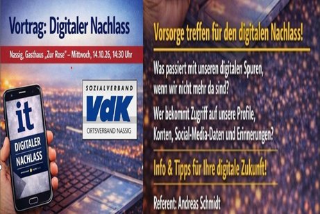 Vortrag &uuml;ber digitalem Nachlass ..