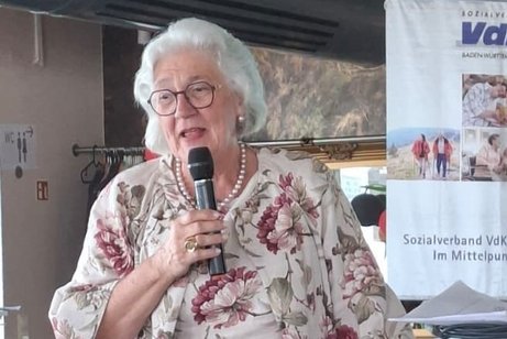 1. Vorsitzende vom Hospitzverein Brunhilde Raiser