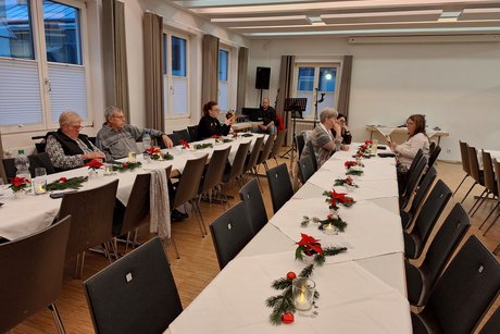 Die ersten Gäste sind schon da