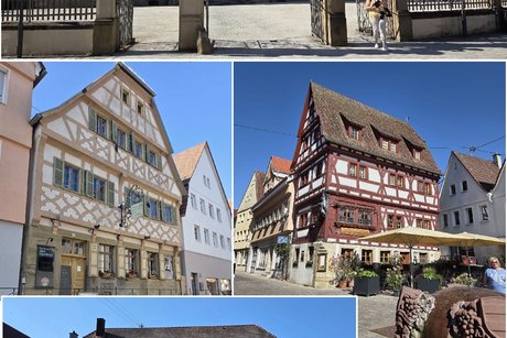 Bilder von Bönnigheim Bilder von Bönnigheim; Schloss, Alte Apotheke, Brunnen und Fachwerkhäuser