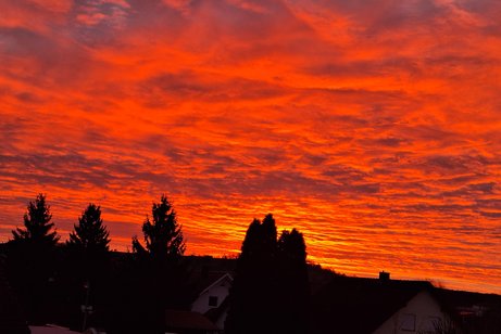 Ein &uuml;beraus sehenswertes Morgenrot
