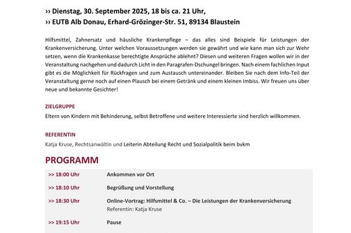Online-Vortrag