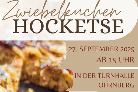 Einladung zur Zwiebelkuchenhocketse