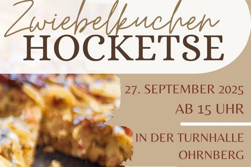 Einladung zur Zwiebelkuchenhocketse