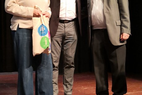 Winter-/Adventsfeier 2025 - Annette Kusche, Patrick Rickenbrot, Hubert Kusche (von links nach rechts)