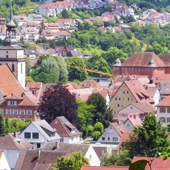 Blick auf Künzelsau Blick auf Künzelsau