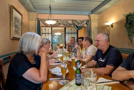 Rottweil Gruppenfoto beim Essen