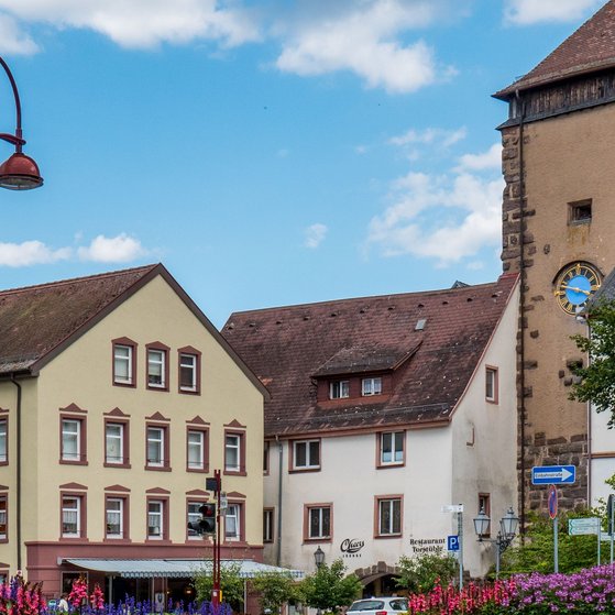 (&copy;WIR VS GmbH) Abendstimmung-Obere Stra&szlig;e