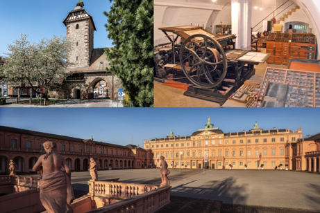 Storchenturm Zell am Harmersbach, Druckereimuseum, Schloss Rastatt