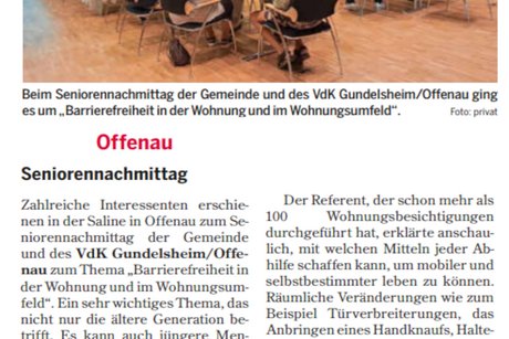 Bericht vom VdK Seniorennachmittag am 17.07.2025