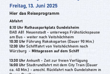 Tagesfahrt