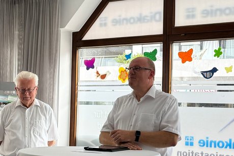 Grußwort Diakonie Geschäftsführer Jochen Schnizler