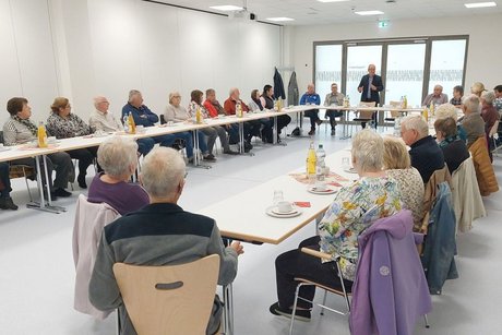 Teilnehmer im Vortragsraum des SLK Klinikums Heilbronn