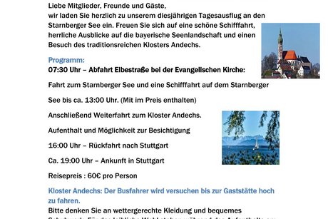 Flyer Tagesausflug
