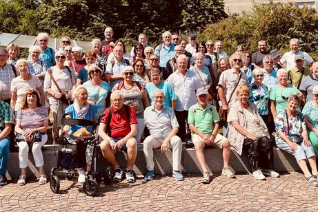 VdK-Teilnehmer des Kreisverbandes Rastatt und des Ortsverbandes Michelbach beim VdK Gesundheitstag 2025 in Stuttgart