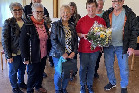 die Vorstandschaft des VdK OV Mühlacker-Sternenfels -Illingen bedankt sich bei Sabine Lindauer für ihr Engagement bei unseren Sportgruppen