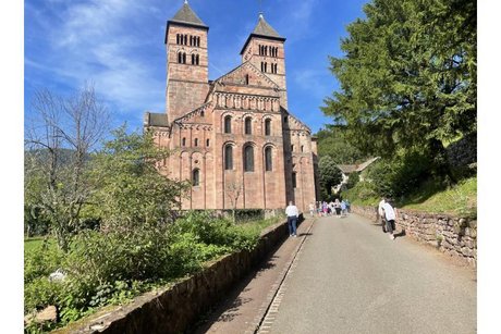 Ansicht Kloster Murbach Kirche in Murbach