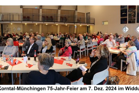 VdK KoMü 75-Jahr-Feier am 7. Dez. 2024 im Widdumhof