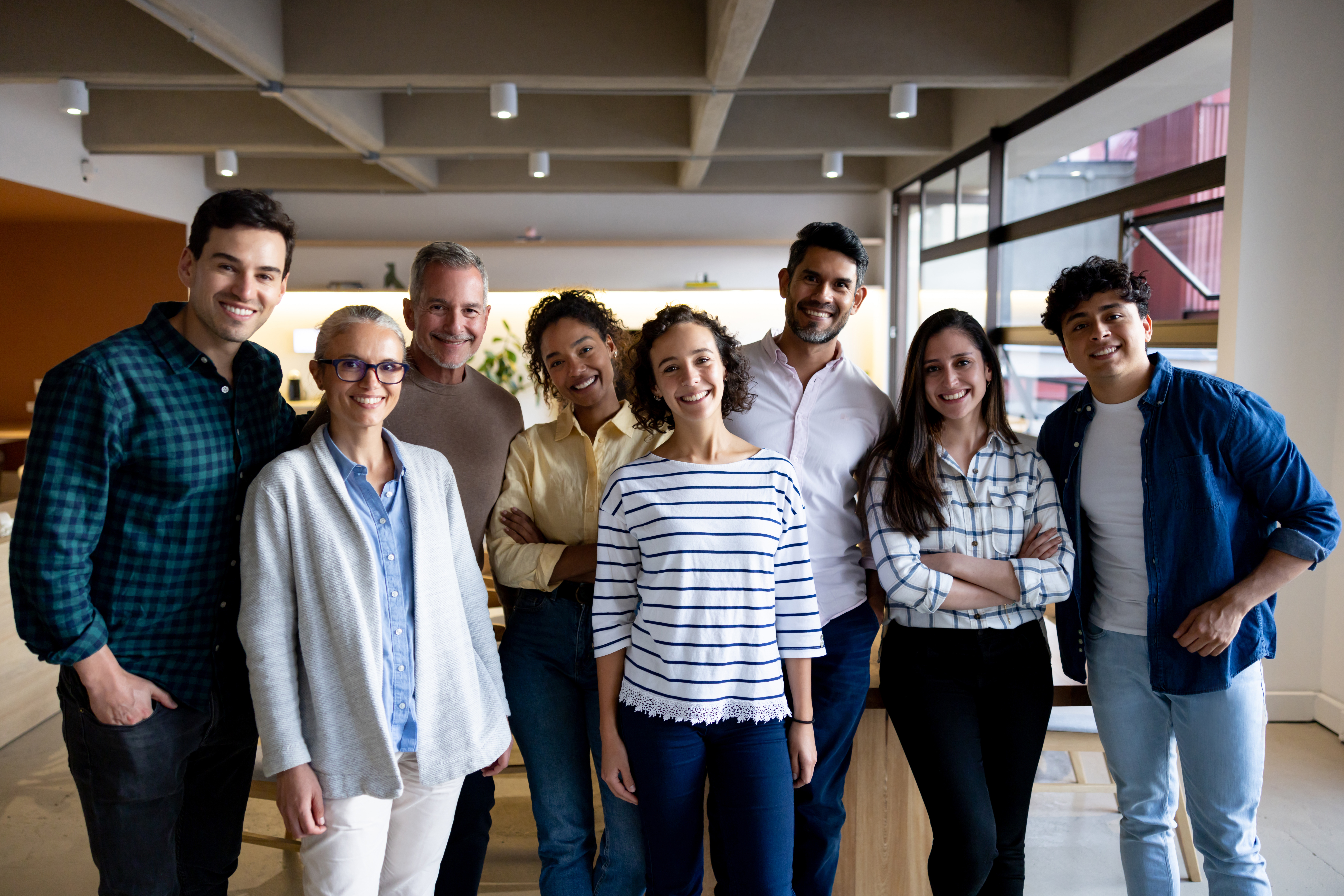 Team Vorstand VdK OV Musterhausen Vorstand VdK OV Musterhausen, Gruppenfoto im Büro