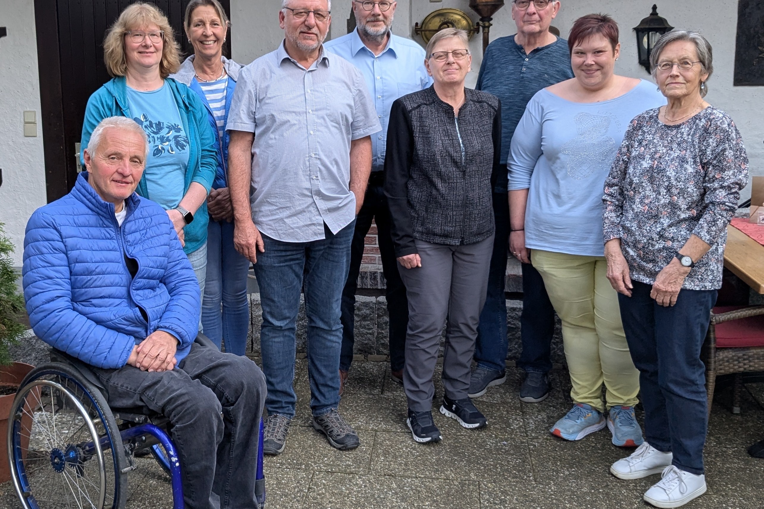 Das Bild zeigt den neu gewählten Vorstand, ohne Marlene Isele, die erkrankt war.