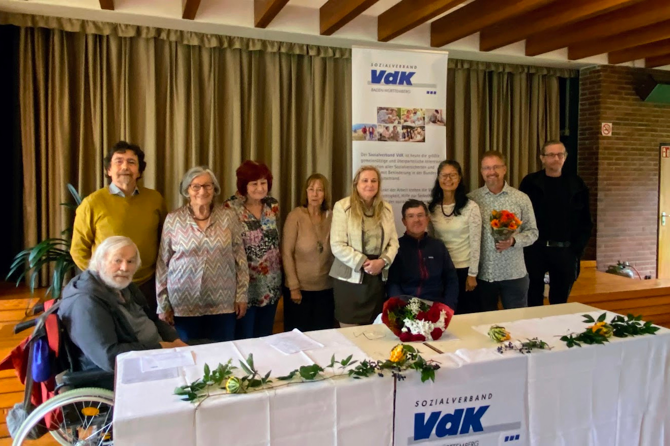 Das Bild zeigt den Vorstand des Ortsverbandes Sindelfingen