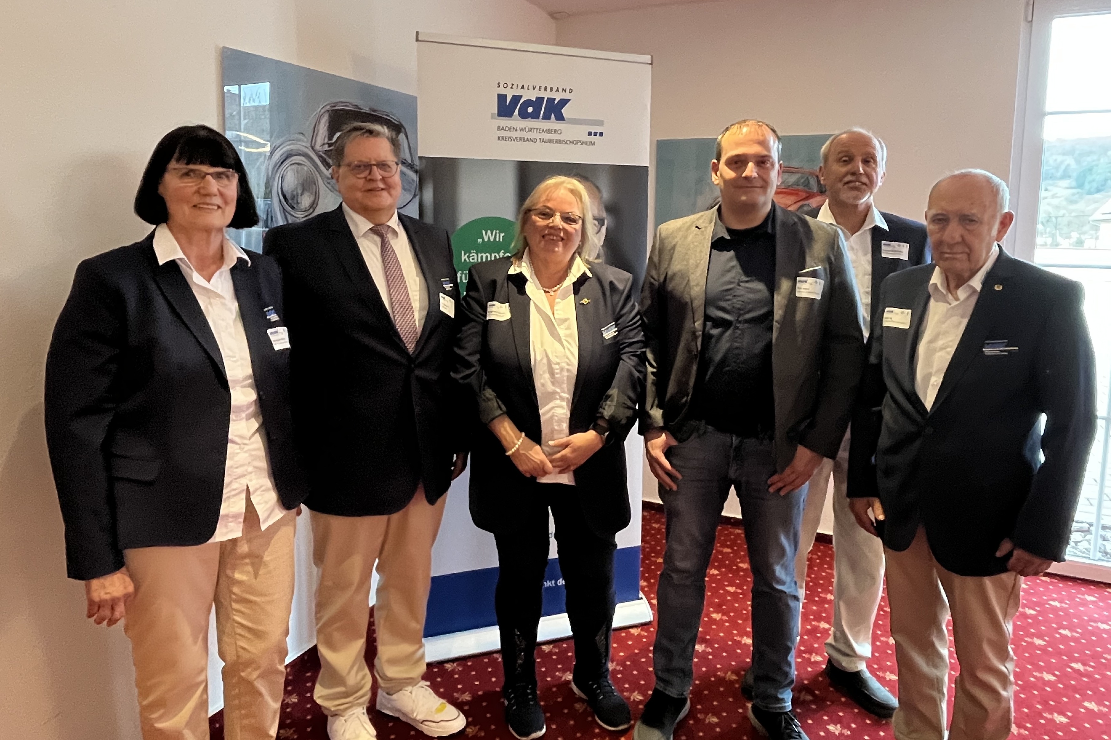 Vorstandsmitglieder des VdK Kreisverbandes Tauberbischofsheim