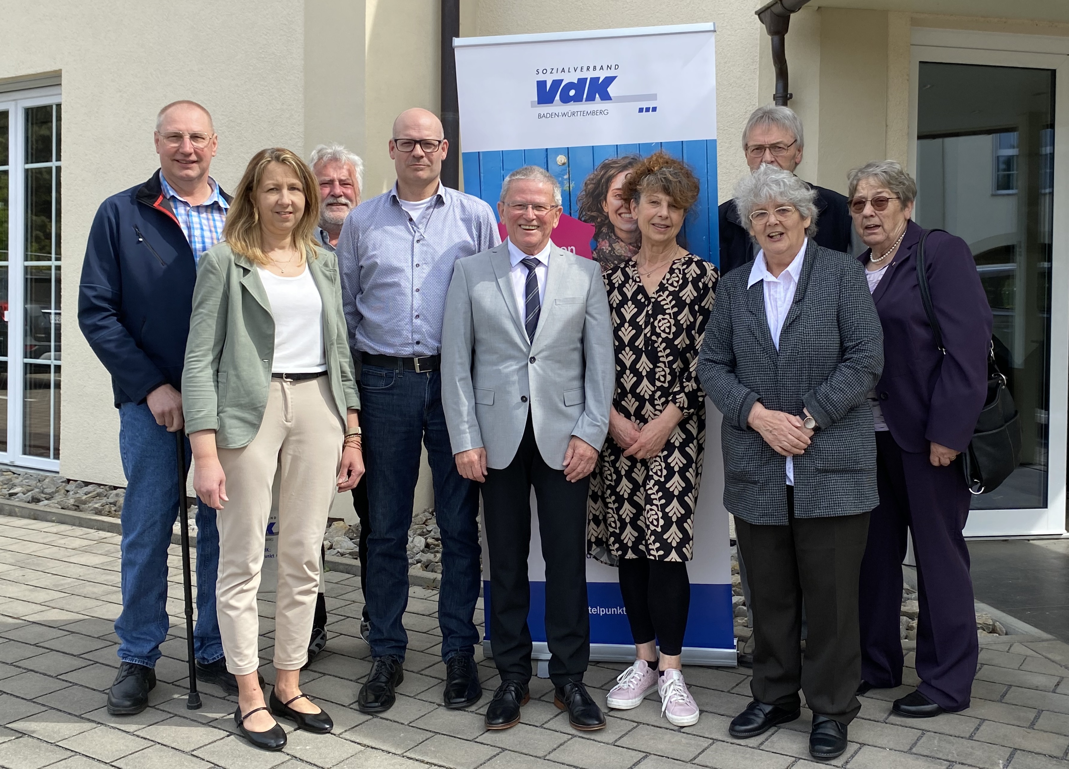 Vorstandsmitglieder des VdK Kreisverbandes Mergentheim